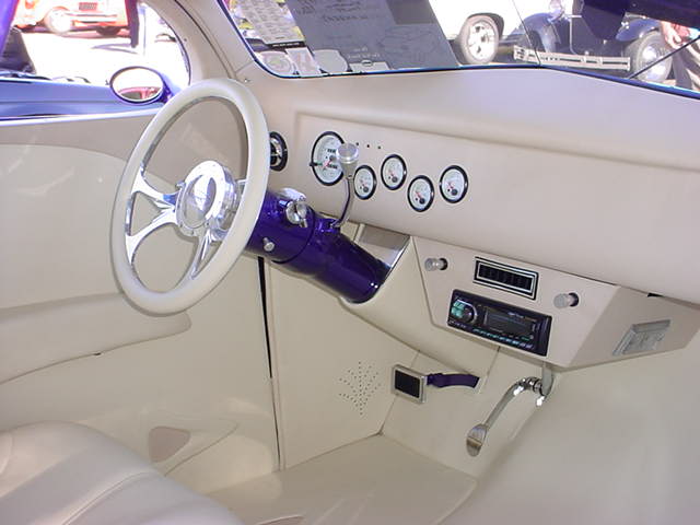 1937 Ford interior