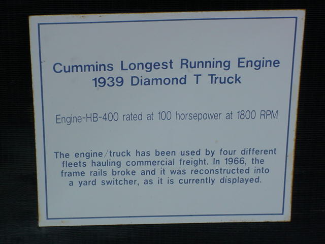 Cummins longest<br>running engine