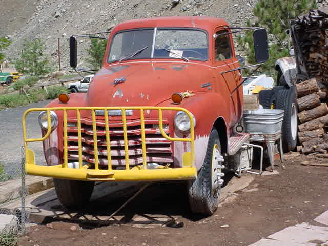 old tow truck