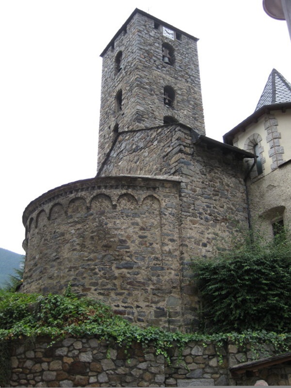 Andorra la Vella. Esglsia de Sant Esteve