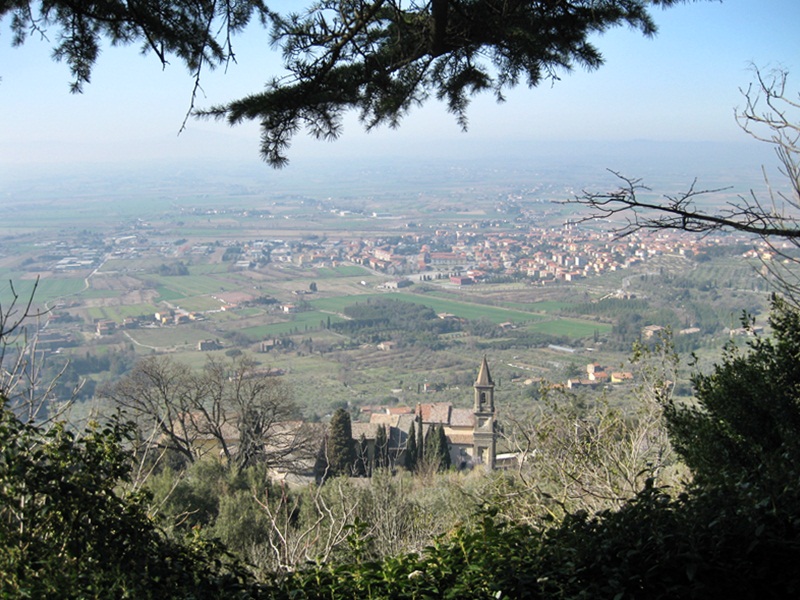Vista desde Cortona