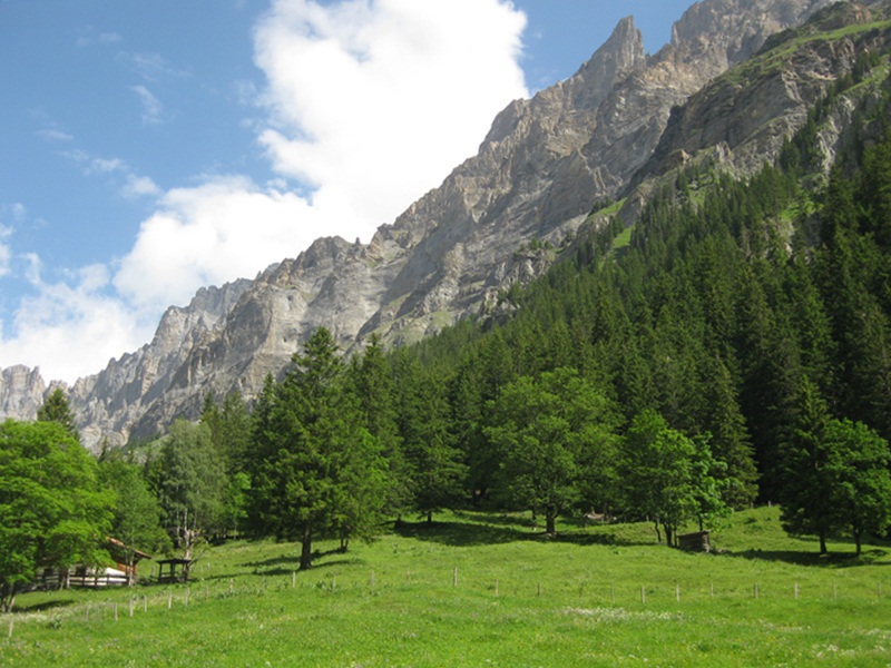 Kandersteg. Gasterntal Valley