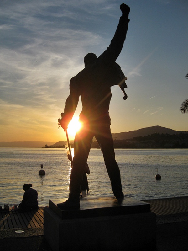 Montreux. Statue of Freddie Mercury