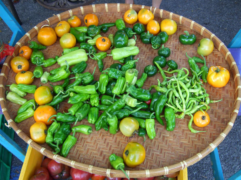 A tray of spicy delights