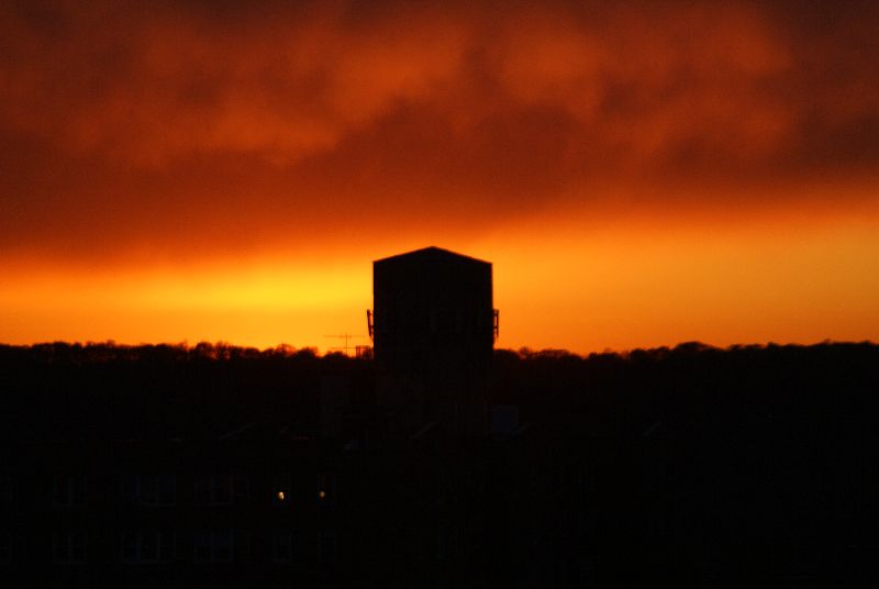 Sunset over New Jersey