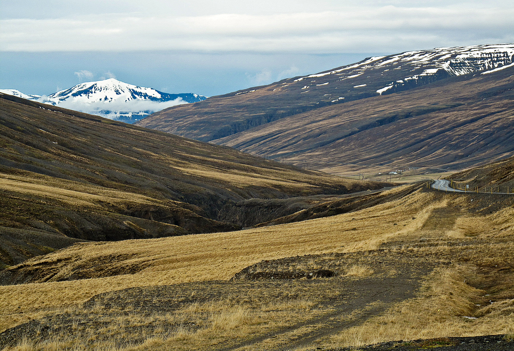a road in iceland