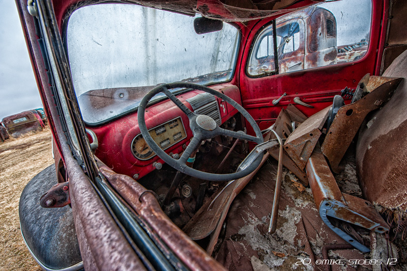 Inside 1949 Mercury