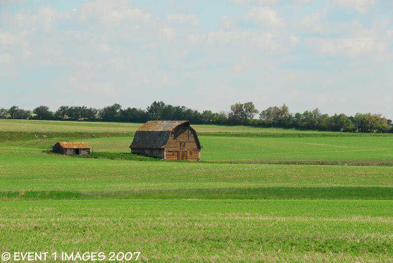 Shed & Barn on the Rolling Prairies