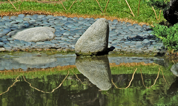 Lovely rock reflection.