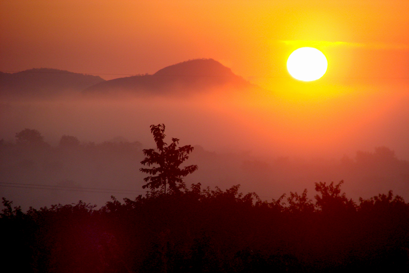 Sunrise in Garuzo