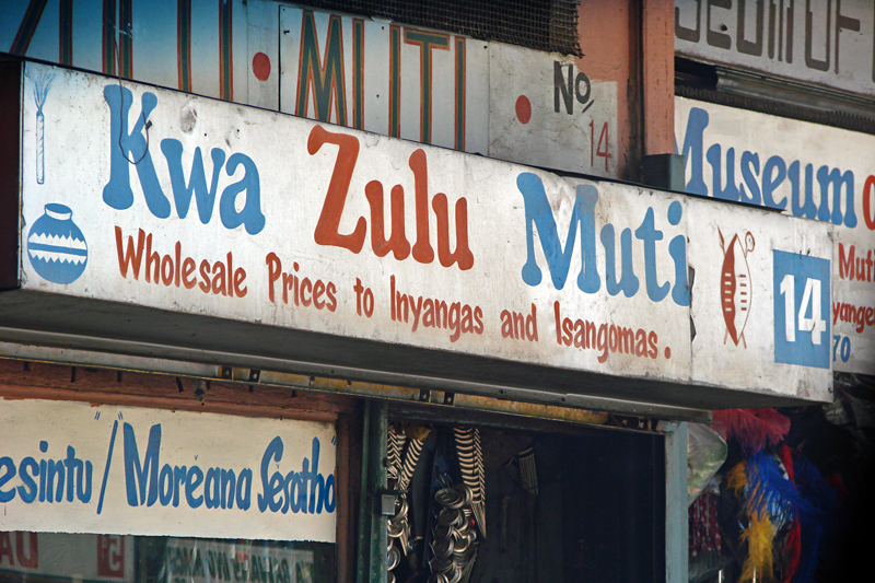 Traditional healer storefront