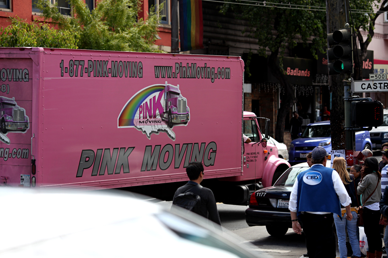 Pink Moving