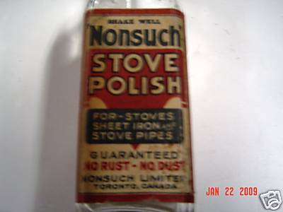 NONSUCH stove polish