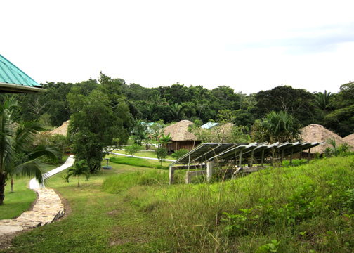 La Milpa grounds.