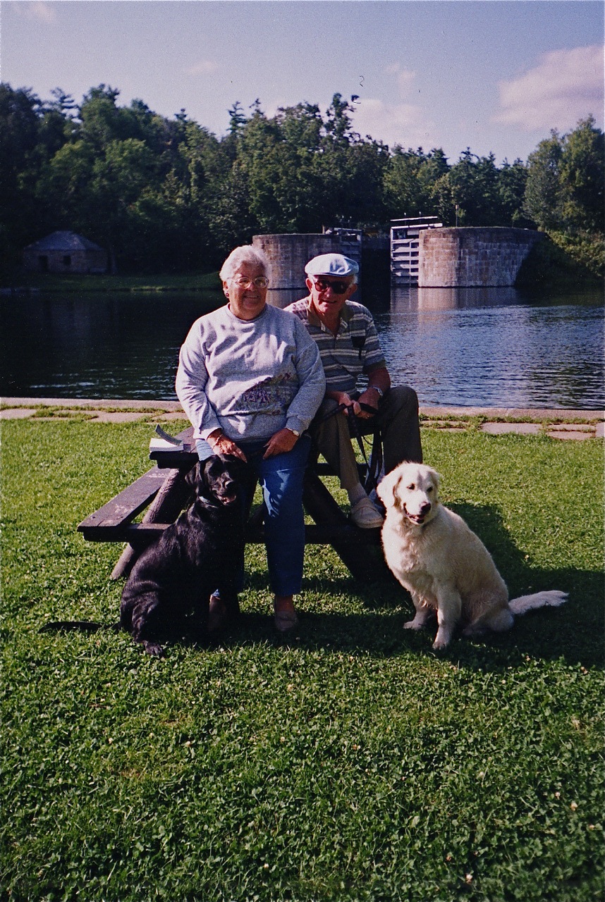 Enjoying an outing with the Fur Babies Taz & Aby -  Jones Falls