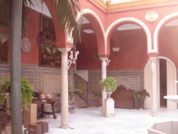 courtyard of private homes