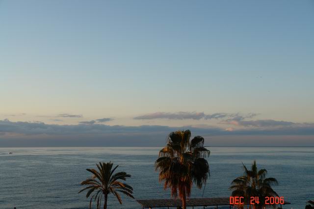 view from our hotel room