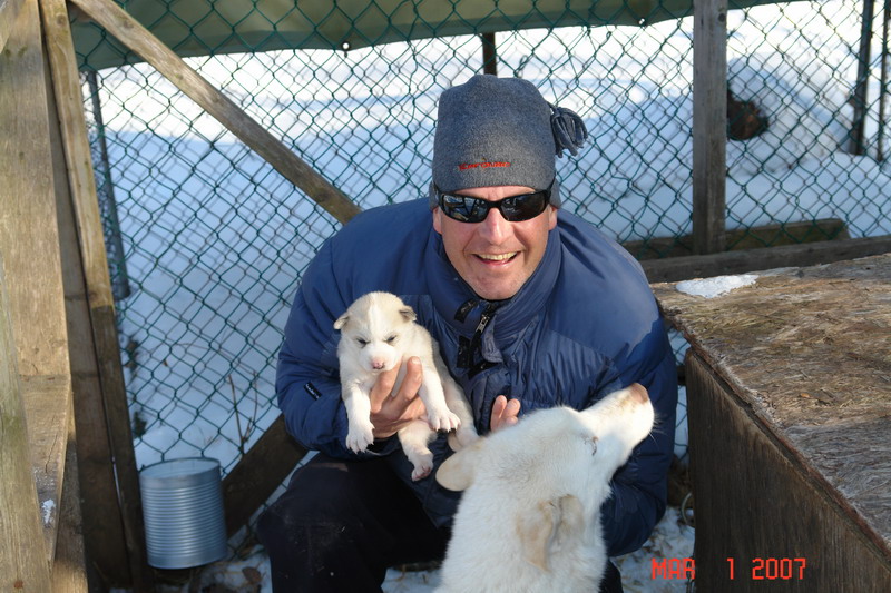 yves and his puppies