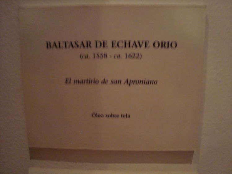 El martirio de San Aproniano