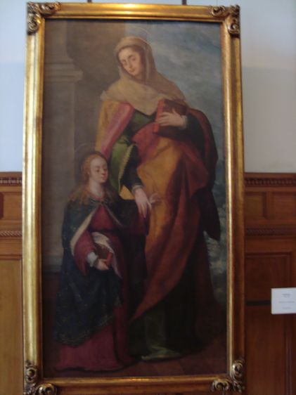 Santa Ana con la Virgen nia