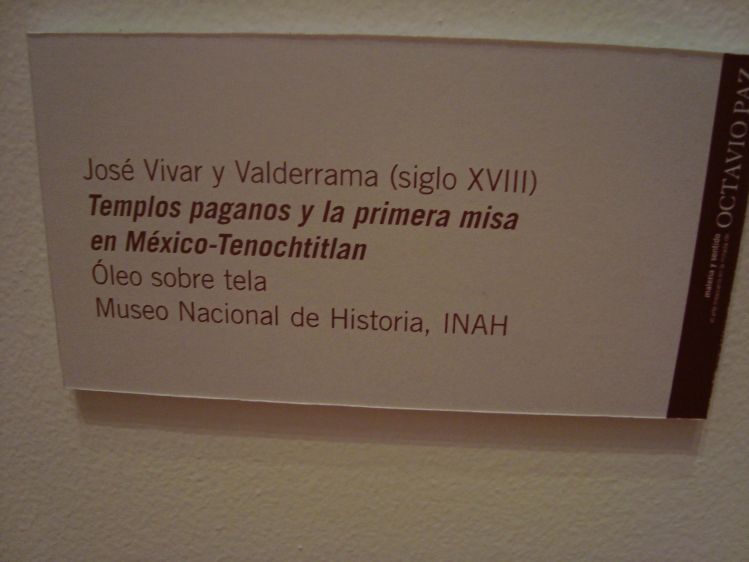 Templos paganos y la primera misa en Mxico-Tenochtitlan