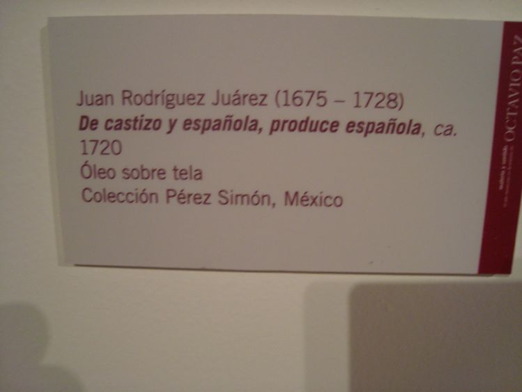 De castizo y espaola, produce espaola
