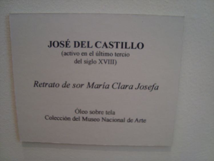 Retrato de Sor Mara Clara Josefa