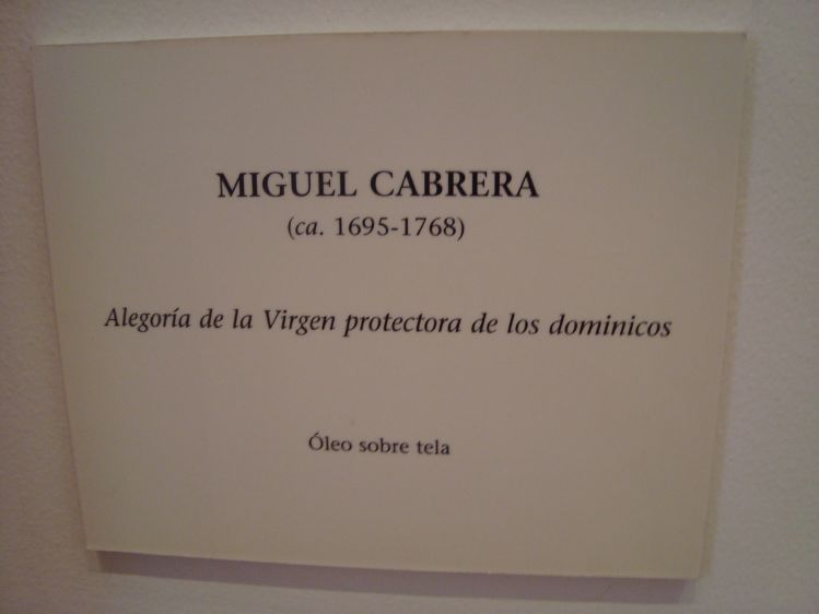 Alegora de la Virgen protectora de los dominicos