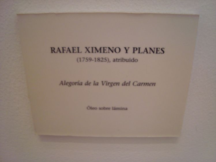 Alegora de la Virgen del Carmen