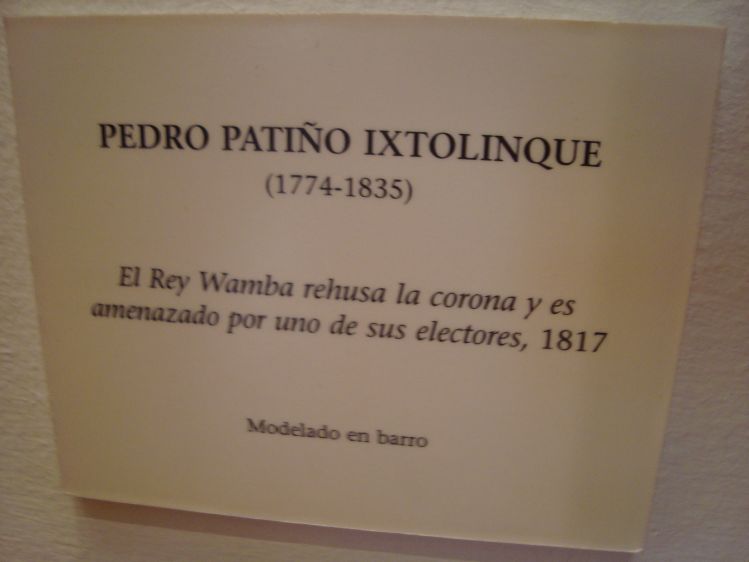 El rey Wamba rehusa la corona