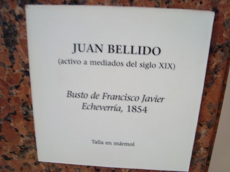 Busto de Francisco Javier Echeverra