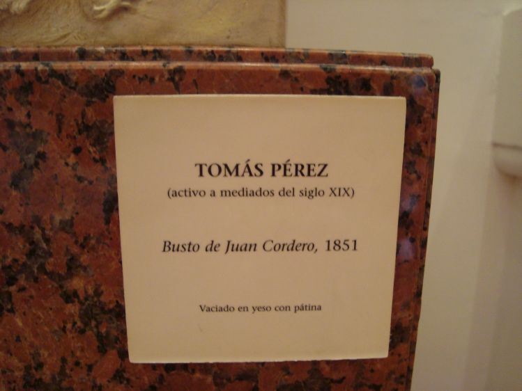 Busto de Juan Cordero