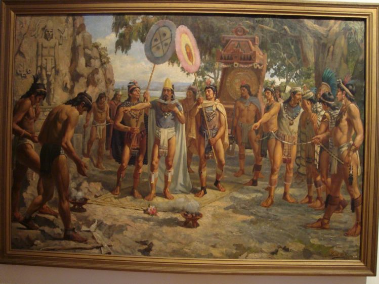 Moctezuma en Chapultepec