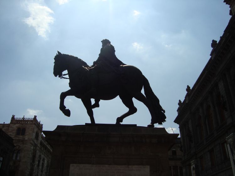 Estatua de Carlos IV de Espaa esculpida por Manuel Tols