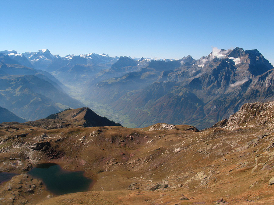 Blick zum Tdi und Glrnischmassiv