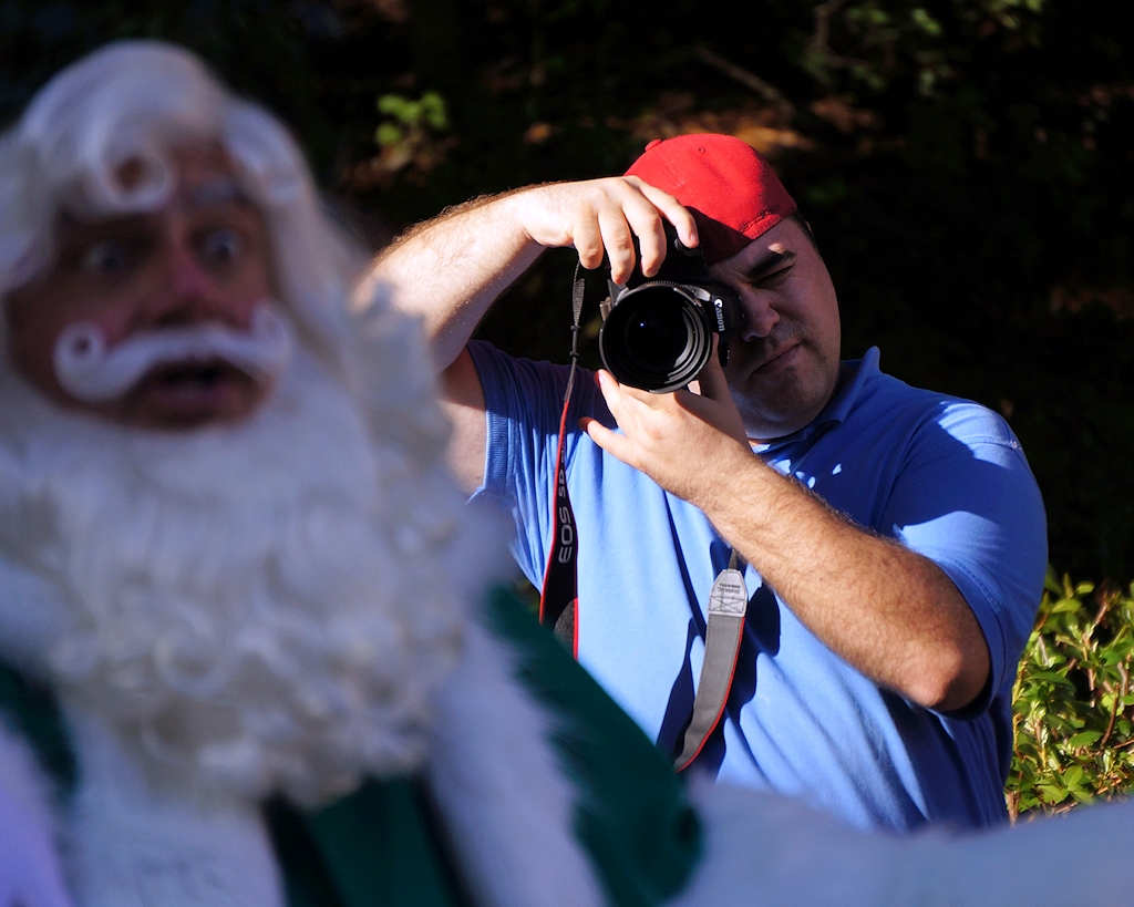 Pixelmaniac shooting English Santa