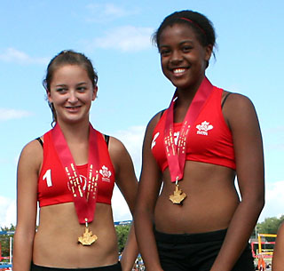 Jazmine White and Taylor Simons - National 14U Champions