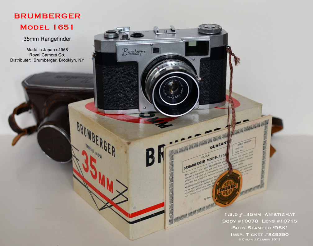 Brumberger 1651 Boxed