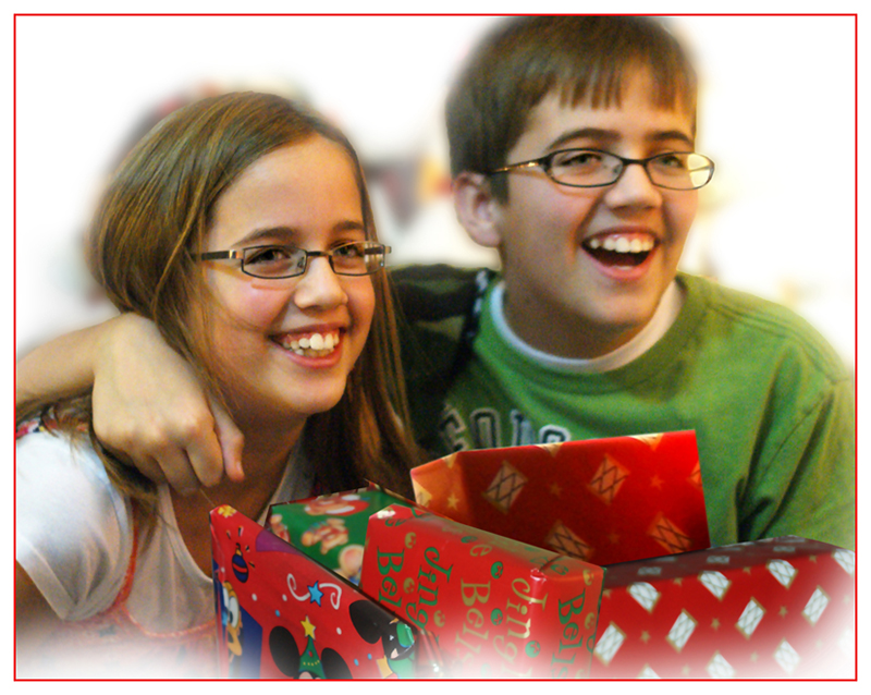 Sammy and Lindsey on Christmas Eve