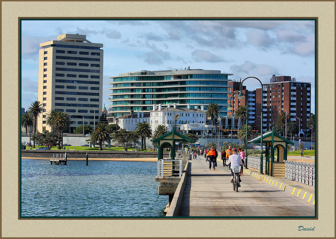 View from pier to St. Kilda foreshore