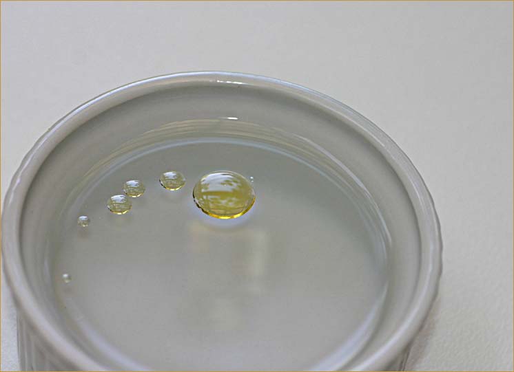 Oil on water...