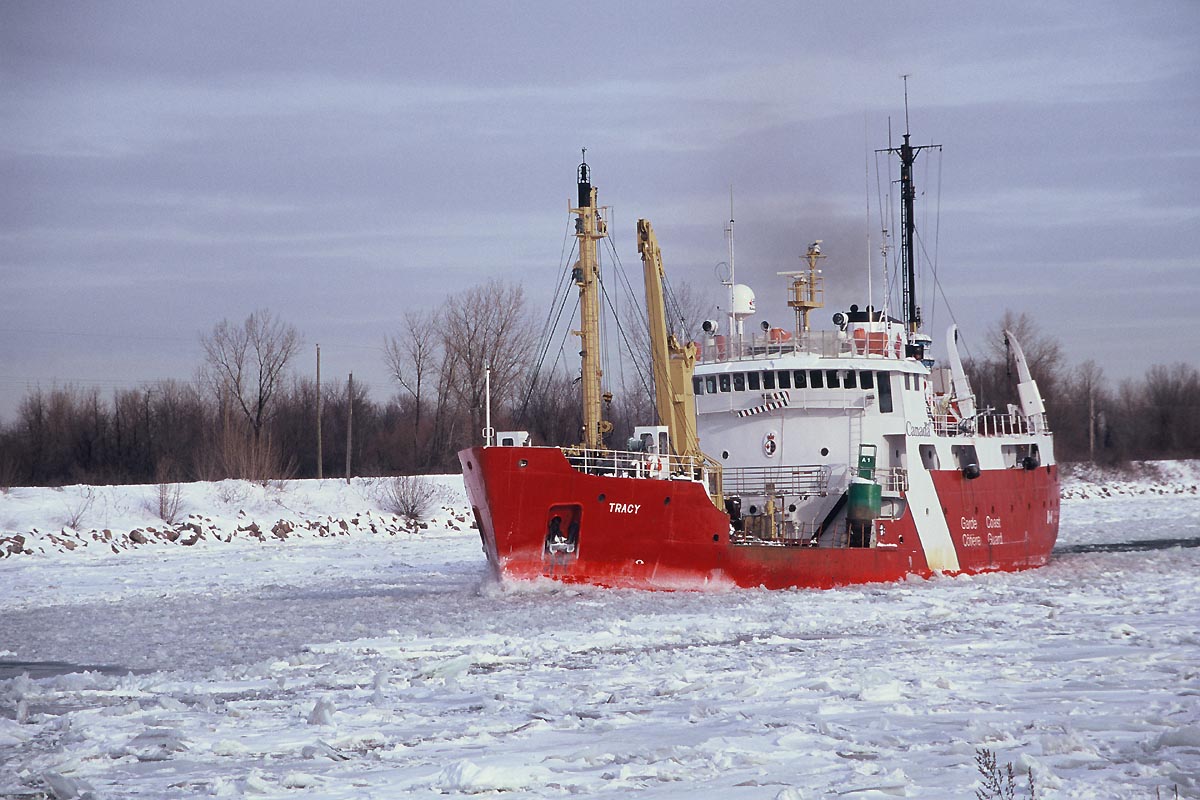 The HMCS Tracy, icebreaker.