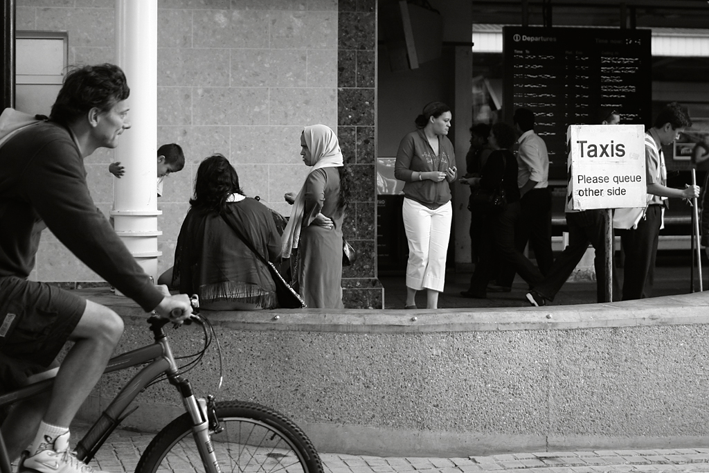 August 21  2008: <br> A Passing Cyclist
