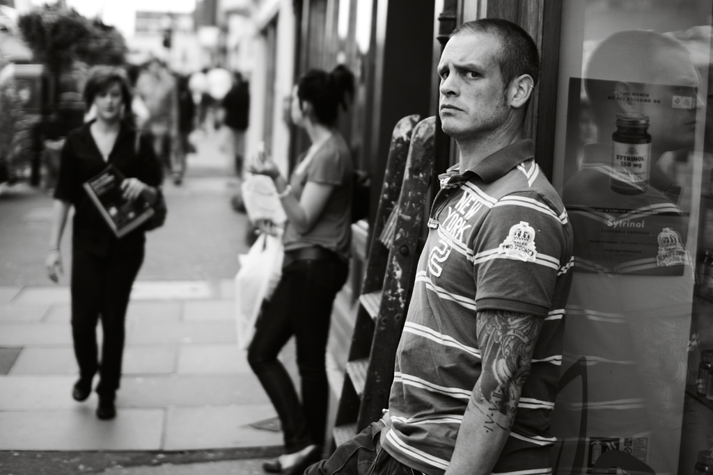 August 23  2008: <br> Man with Tattoo