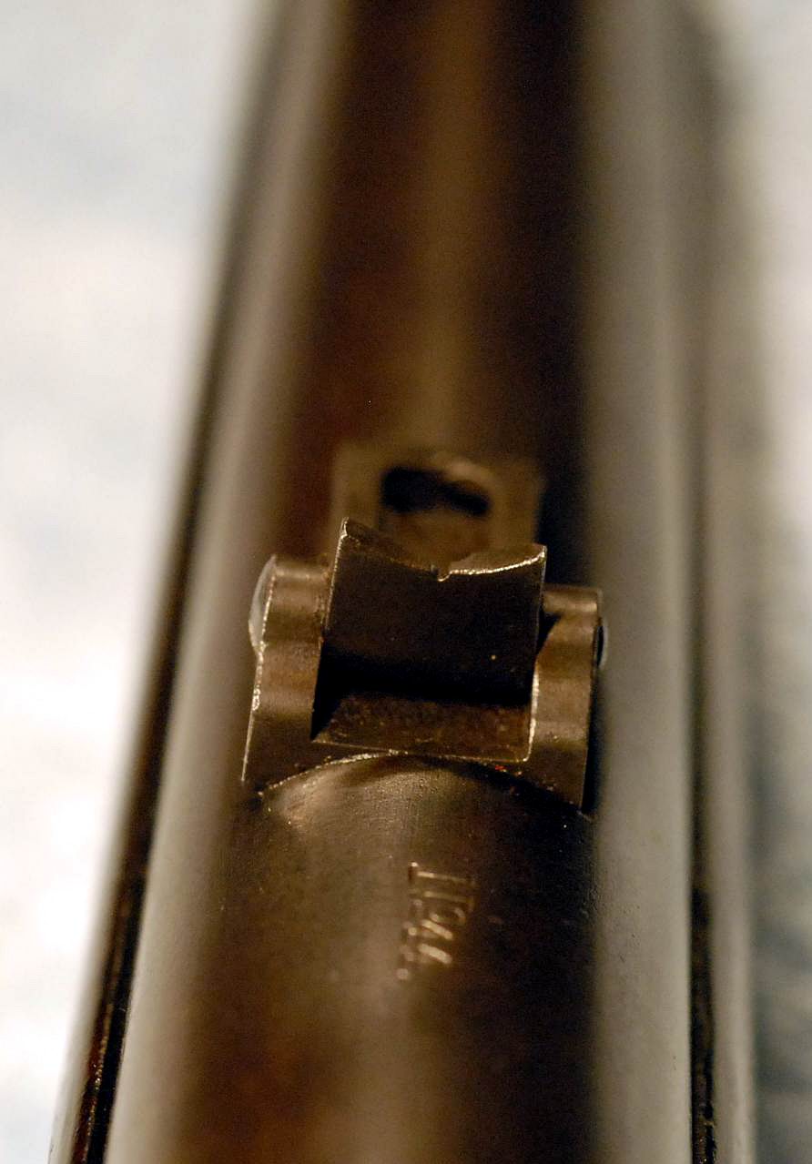 Rear Barrel Sight Lowered Detail
