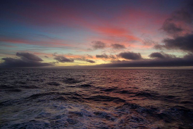 Sunrise at Bransfield Strait
