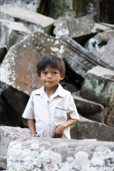 Boy At Angkor
