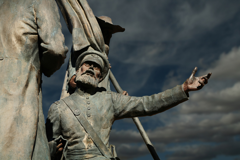 Mormon Battalion Commemorative Sculpture
