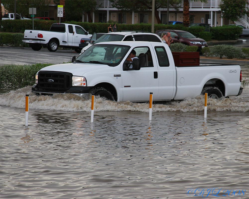 Rain in Ridgecrest CA, July 20, 2008