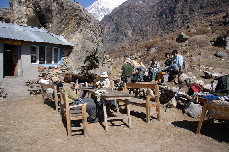 Pit stop on the way to Kyanjin Gompa
